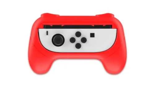 Grip manette NACON SWITCHNEWJOYCONGRIP Nintendo Switch 2 bleu rouge 2 pièces - vue 3