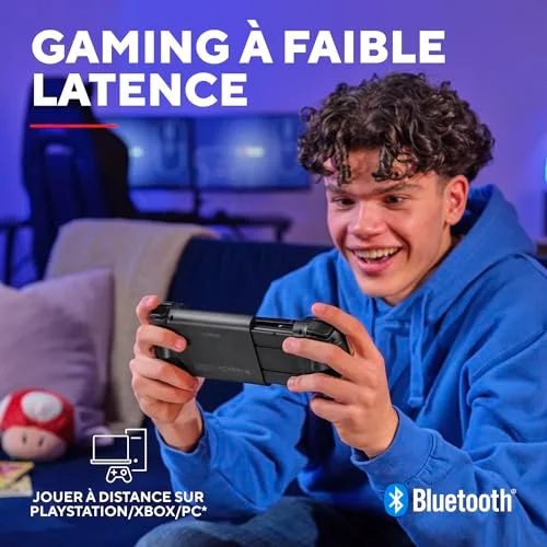 GXTrust Manette Smartphone Bluetooth - Trust GXT 735 Mylox - Android/iPhone/PS5/Xbox - RGB - Double vibration - Noir - vue 3