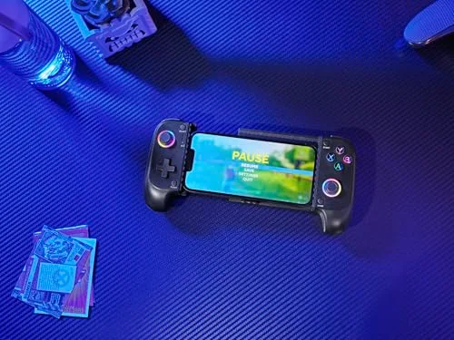 GXTrust Manette Smartphone Bluetooth - Trust GXT 735 Mylox - Android/iPhone/PS5/Xbox - RGB - Double vibration - Noir - vue 9