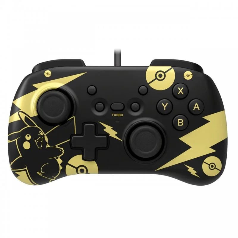 Hori Horipad Mini Pikachu Noir & Or Switch