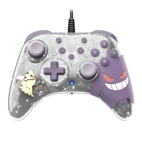 Hori HORIPAD Turbo Gengar & Mimikyu Manette filaire USB-A 3m Switch 2 - vue 2