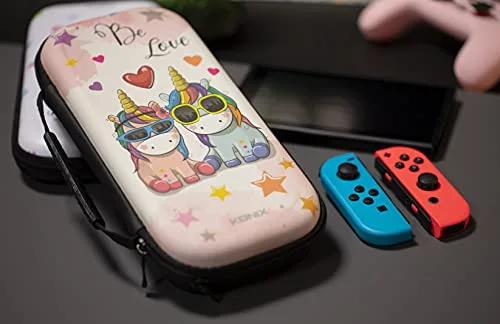Housse de Transport Licorne Unik Be Love - KONIX - Switch - Rose - vue 5