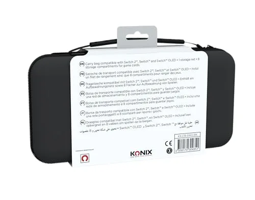 Konix Housse de transport Switch 2 Noir - vue 8
