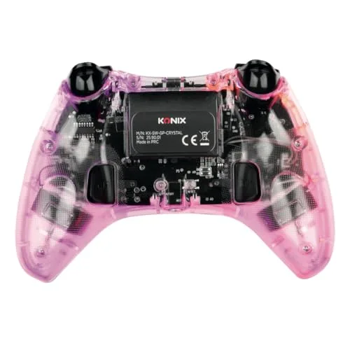 Konix - Manette sans fil Crystal Nintendo Switch Switch OLED PC et PS4 - vue 2