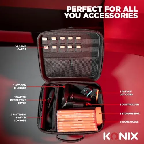 Konix Sacoche de transport Switch 2 Noir - vue 5