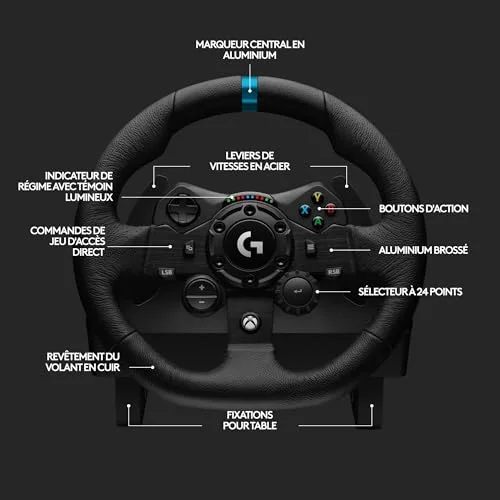Logitech G G923 (PC / Xbox One) - vue 8
