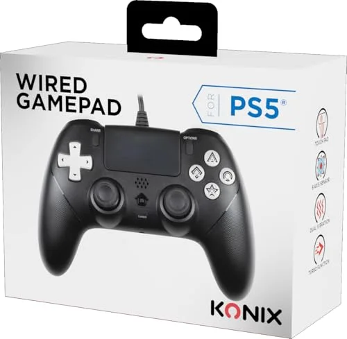 Mando Konix PS5 Wired Gamed - vue 6