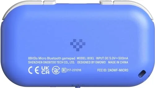 Manette 8BitDo Micro Bluetooth Bleu Switch PC iOS Android - vue 4