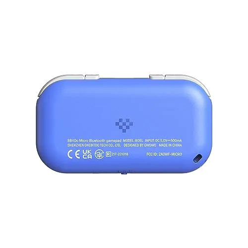 Manette 8BitDo Micro Bluetooth Bleu Switch PC iOS Android - vue 5