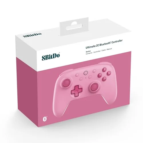 Manette 8BitDo Ultimate 2C Rose Switch - vue 4