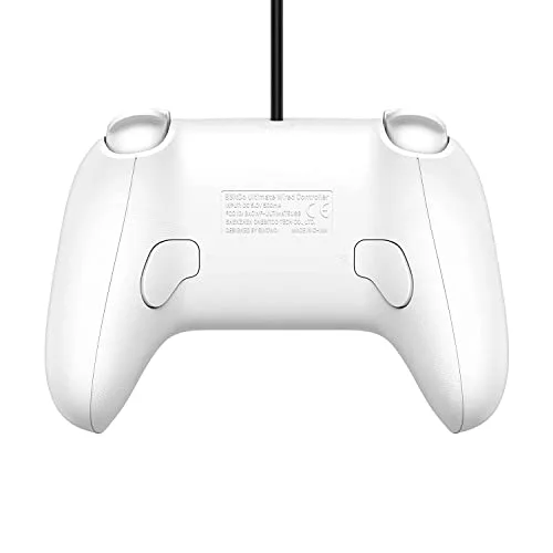 Manette 8bitdo Ultimate filaire pour Switch PC et Android - Blanc - vue 3