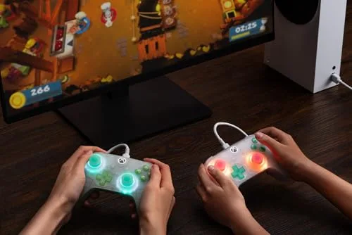 Manette 8BitDo Ultimate Mini Wired Xbox Pad Clear Green - vue 7