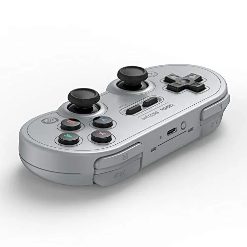 Manette Bluetooth - 8Bitdo - SN30 Pro - Edition Grise - Multi-plateforme - 18h Autonomie - vue 4