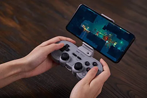 Manette Bluetooth - 8Bitdo - SN30 Pro - Edition Grise - Multi-plateforme - 18h Autonomie - vue 8