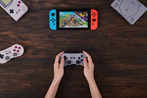 Manette Bluetooth - 8Bitdo - SN30 Pro - Edition Grise - Multi-plateforme - 18h Autonomie - vue 9