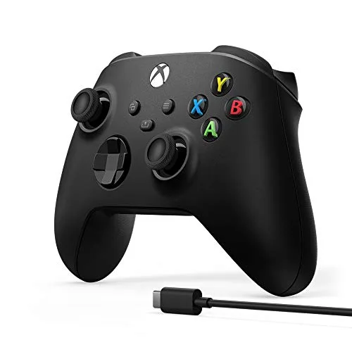 Manette de jeu + câble USB-C - Xbox - Sans fil - Noir - vue 2