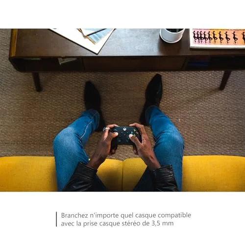 Manette de jeu + câble USB-C - Xbox - Sans fil - Noir - vue 8