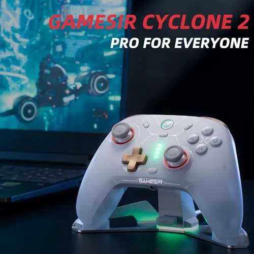 Manette de jeu - GAMESIR - Cyclone 2 Bundle - Sans fil - USB-C - Compatible PC/Nintendo Switch - vue 2