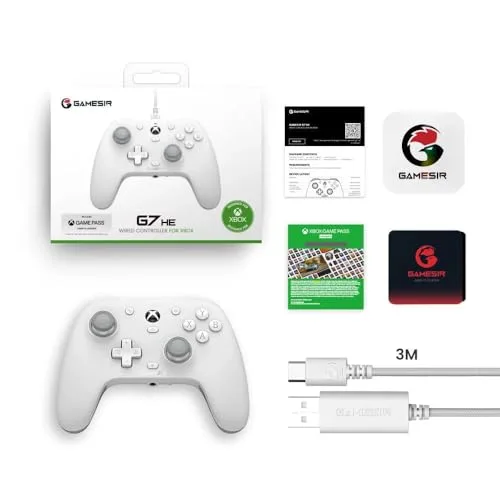 Manette de jeu - GAMESIR - G7 HE White - Filaire - Vibration intégrée - Compatible Xbox/PC - vue 6