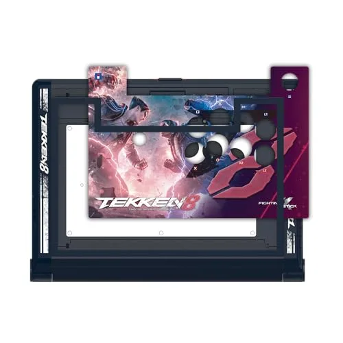 Manette de jeu - HORI - Fighting Stick α Édition TEKKEN 8 - Noir - USB - PS5/PS4/PC - vue 2