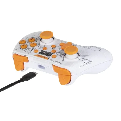 Manette de Jeu - KONIX - Naruto - Blanc - vue 2