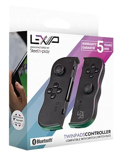 Lexip SteelPlay Twin Pads Black sans fil Switch