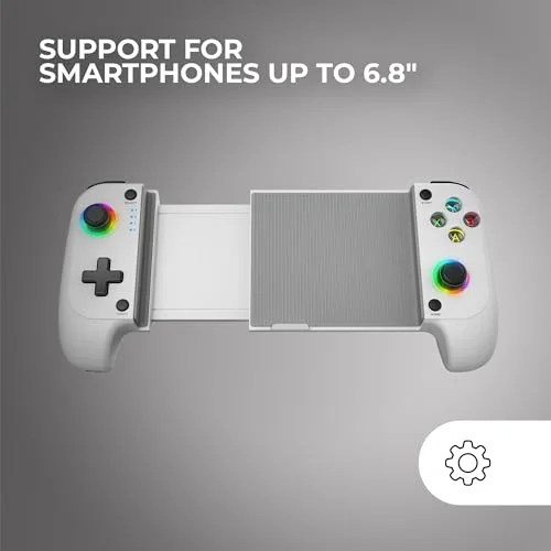 Manette de jeu - MARSGAMING - MGPX - Bluetooth 5.0 - RGB Neon - Double Vibration - vue 2