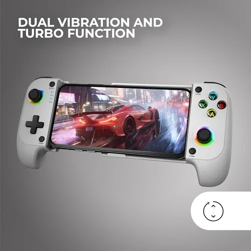 Manette de jeu - MARSGAMING - MGPX - Bluetooth 5.0 - RGB Neon - Double Vibration - vue 3
