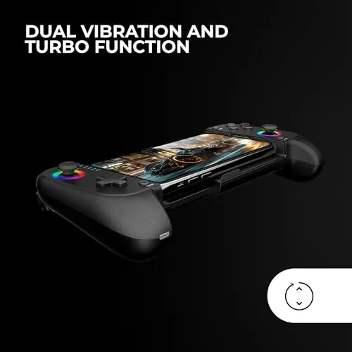 Manette de jeu - MARSGAMING - MGPX - Bluetooth 5.0 - RGB Neon - Double Vibration - vue 3