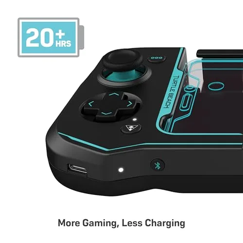 Manette de jeu mobiles Android - Turtle Beach Atom - Bluetooth - Noir/Cyan - vue 7