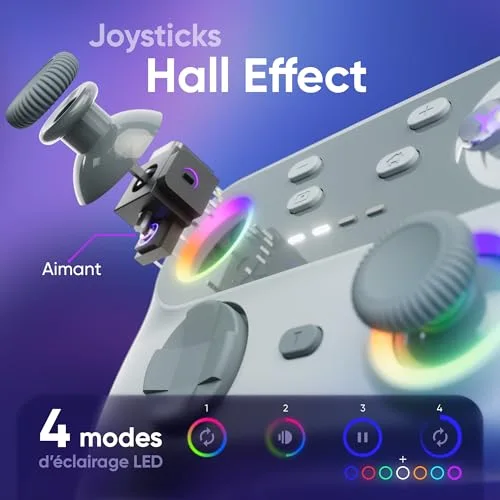 Manette de jeu - ONIVERSE - Oniverse Walli - Hall Effect - Sans fil Bluetooth - Gyroscope 6 axes - vue 2