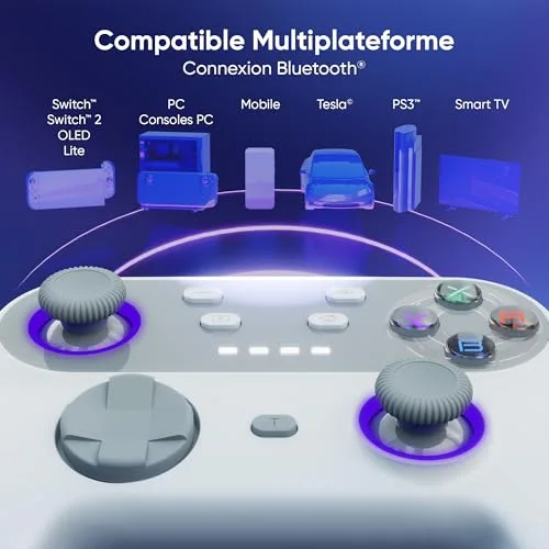 Manette de jeu - ONIVERSE - Oniverse Walli - Hall Effect - Sans fil Bluetooth - Gyroscope 6 axes - vue 3