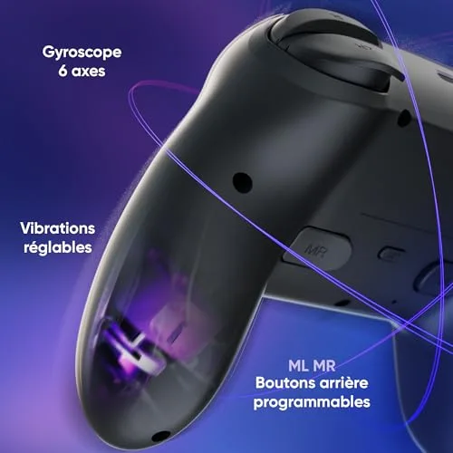 Manette de jeu - ONIVERSE - Oniverse Walli - Joysticks Hall Effect - Gyroscope 6 axes - Sans fil Bluetooth - vue 4