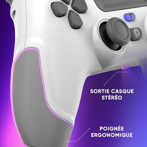 Manette de jeu - ONIVERSE - Revolt - Multi-plateforme PS4/PC/Android/iOS - Joysticks Hall Effect - Gyroscope 6 axes - vue 5