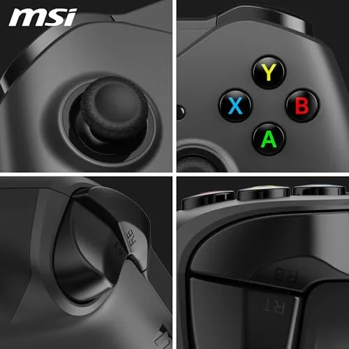 Manette de jeu - PC - FORCE GC200 - Filaire - Noir - MSI - vue 6
