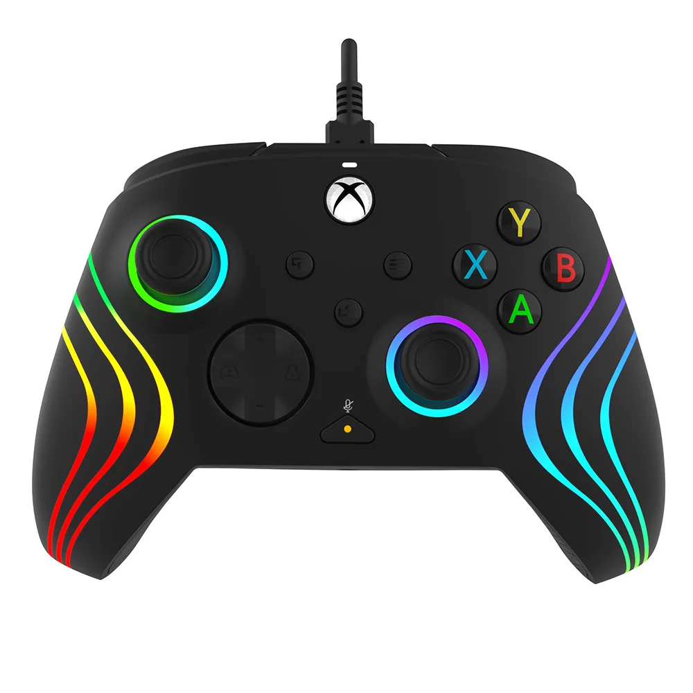 PDP Afterglow Wave Filaire Noir Xbox/PC LED RGB