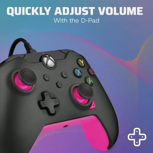 Manette de jeu - PDP - Filaire - Xbox et PC - Noir - Vibration intégrée - vue 3
