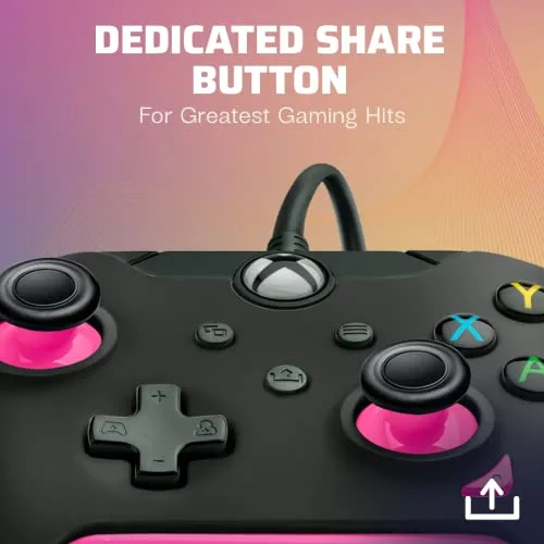 Manette de jeu - PDP - Filaire - Xbox et PC - Noir - Vibration intégrée - vue 4
