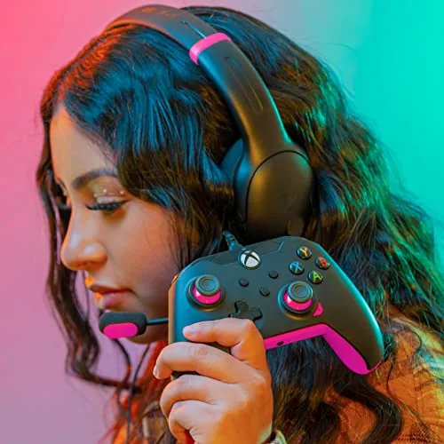 Manette de jeu - PDP - Filaire - Xbox et PC - Noir - Vibration intégrée - vue 7