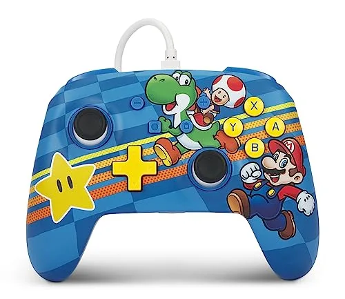 PowerA Manette Filaire Switch OLED/Lite 35mm USB Détachable