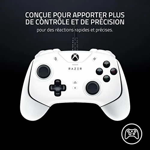 Manette de jeu - RAZER - Wolverine V2 - Filaire - Blanc - Compatible PC/Xbox Series X - vue 3