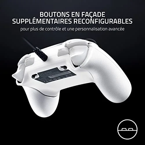 Manette de jeu - RAZER - Wolverine V2 - Filaire - Blanc - Compatible PC/Xbox Series X - vue 4