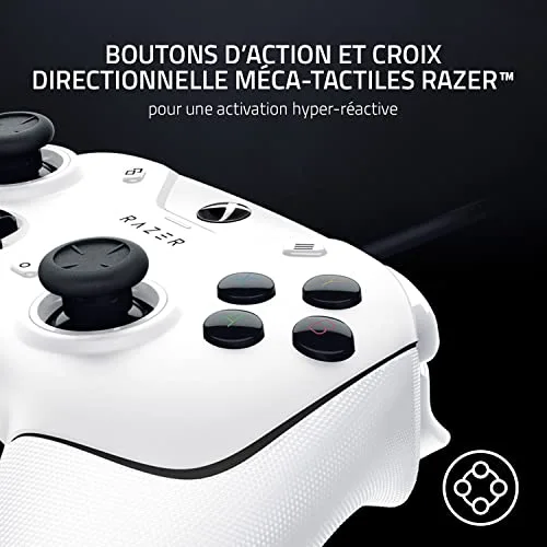 Manette de jeu - RAZER - Wolverine V2 - Filaire - Blanc - Compatible PC/Xbox Series X - vue 5