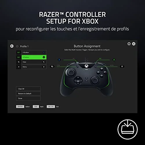 Manette de jeu - RAZER - Wolverine V2 - Filaire - Blanc - Compatible PC/Xbox Series X - vue 8