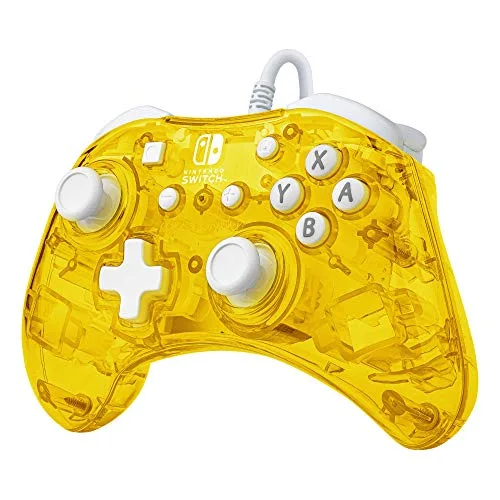 Manette de jeu - Rock Candy - Jaune - Filaire - Nintendo Switch - Câble 3m inclus - vue 3