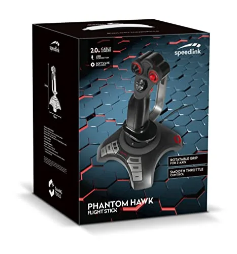 Manette de jeu - SPEEDLINK - PHANTOM HAWK - Sans fil - Multi-plateforme - Vibration - vue 6