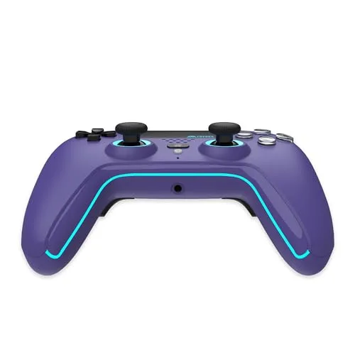 Manette de jeu - TRADE INVADERS - Bluetooth - Compatible PS5/PC/Android/iOS - Éclairage LED dynamique - Batterie 1000 - vue 3