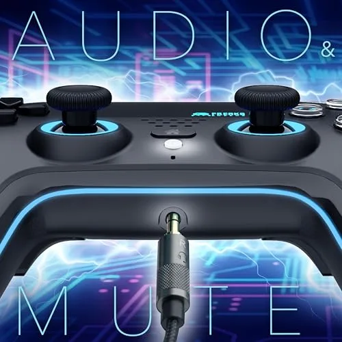 Manette de jeu - TRADE INVADERS - PS5 LED - Bluetooth - Éclairage LED dynamique - Batterie 1000 mAh - vue 3