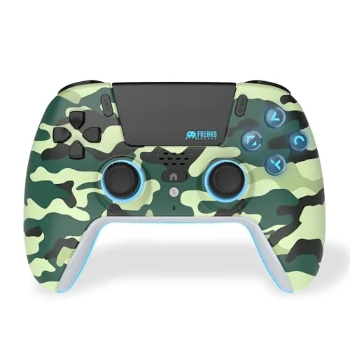 Trade Invaders PS5 LED Green Camo Bluetooth