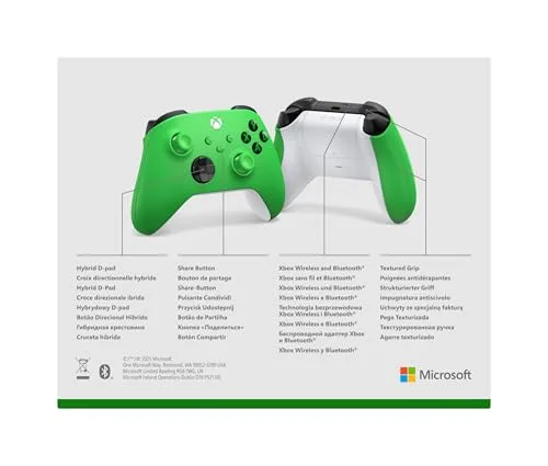 Manette de jeu - Xbox - Sans fil - Velocity Green - vue 7